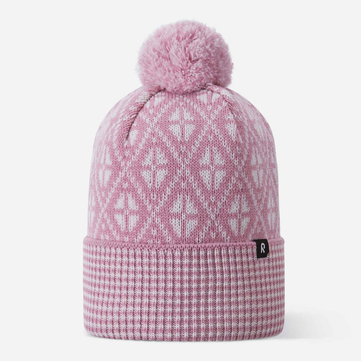 Kuurassa Merino Wool Beanie - Grey Pink