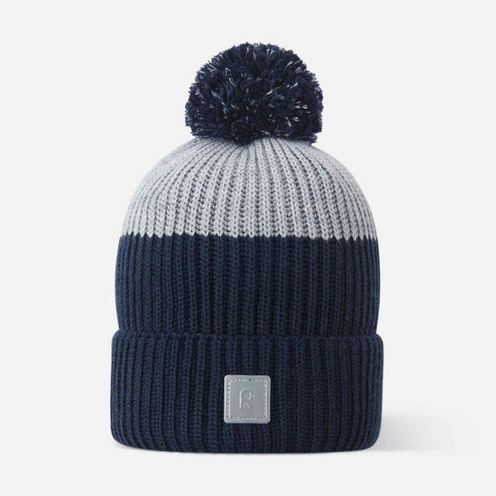 Pilke Wool Knit Beanie - Navy