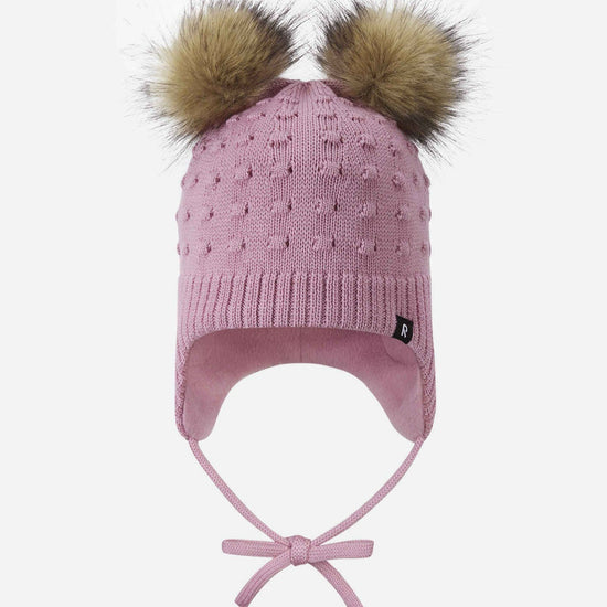 Myyry Wool Beanie - Grey Pink