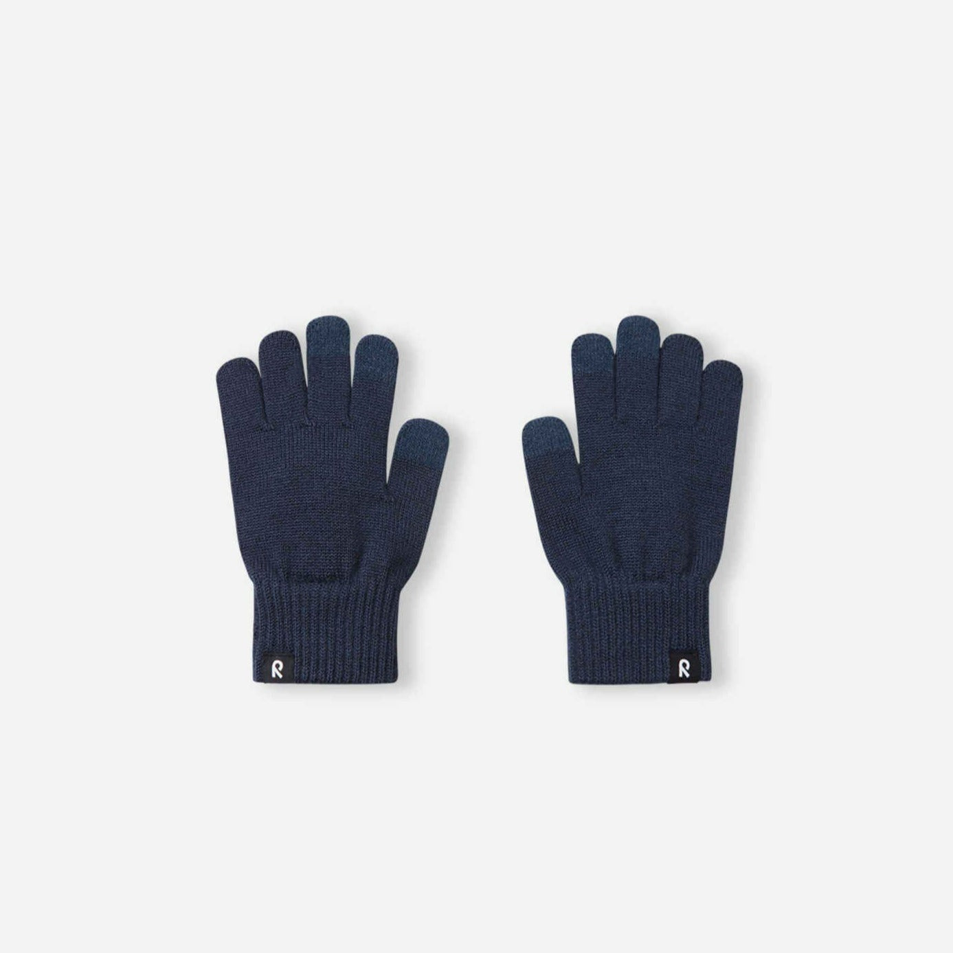 Rimo Wool Blend Knitted Gloves - Navy