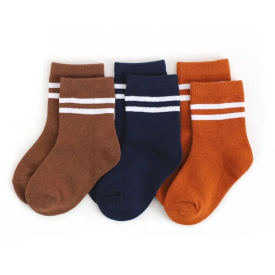 Game Day Striped Midi Sock 3-Pack