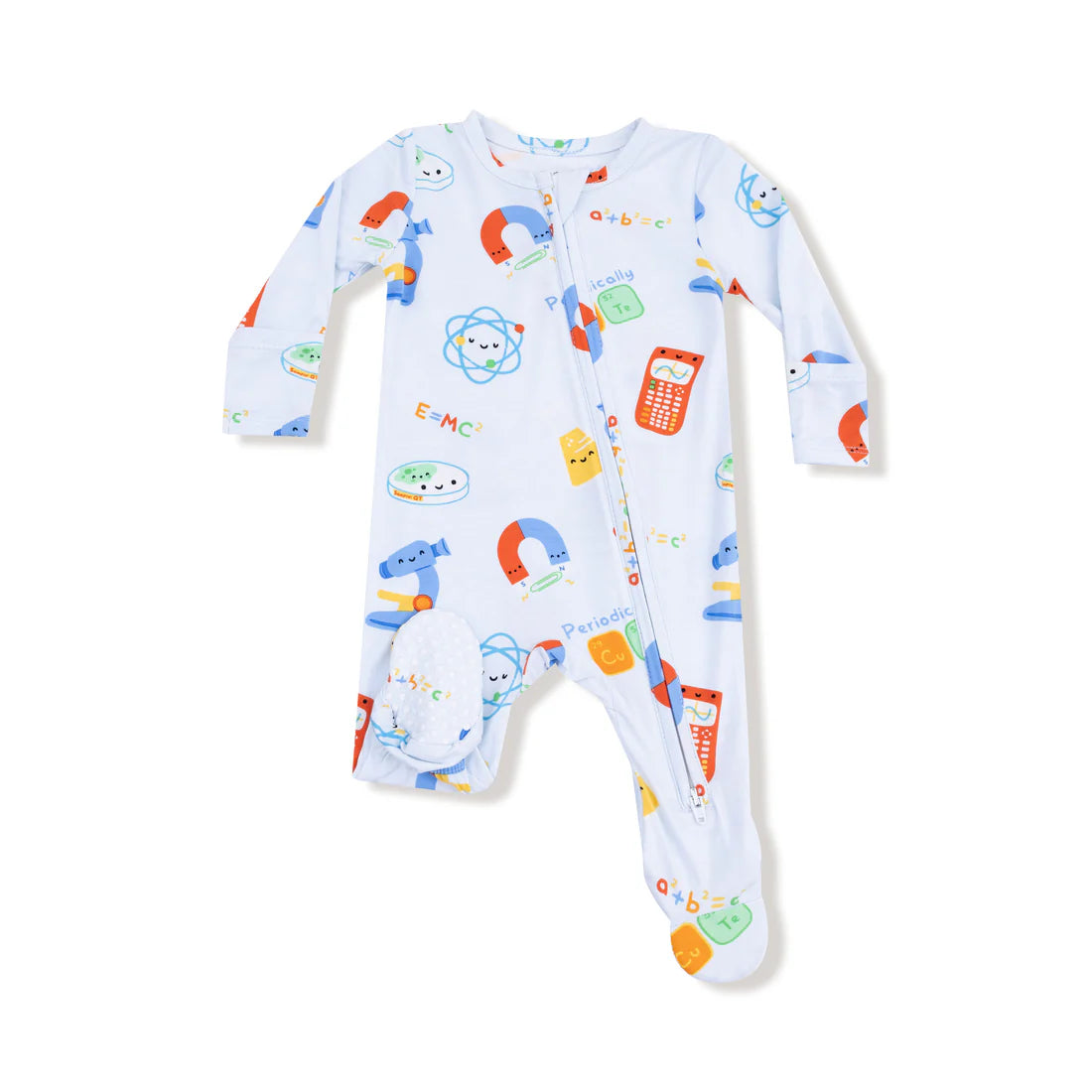 Future Scientist - Blue  2 Way Zipper Footie
