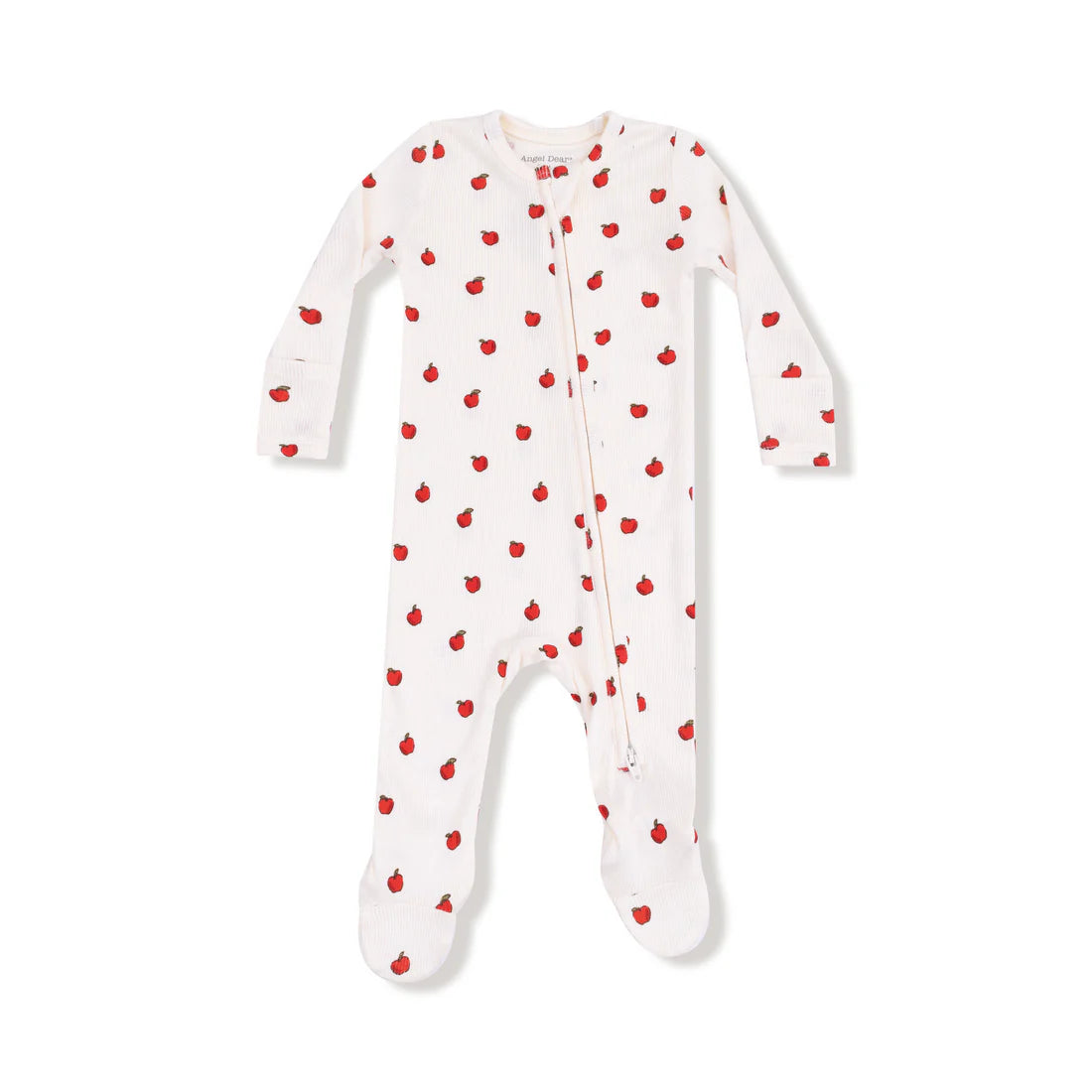 Tiny Apples 2-Way Zipper Footie