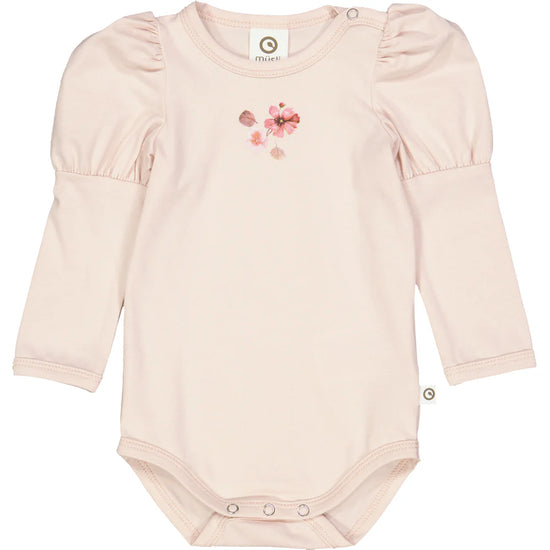 Dazzle Puff Sleeve Bodysuit - Nightingale