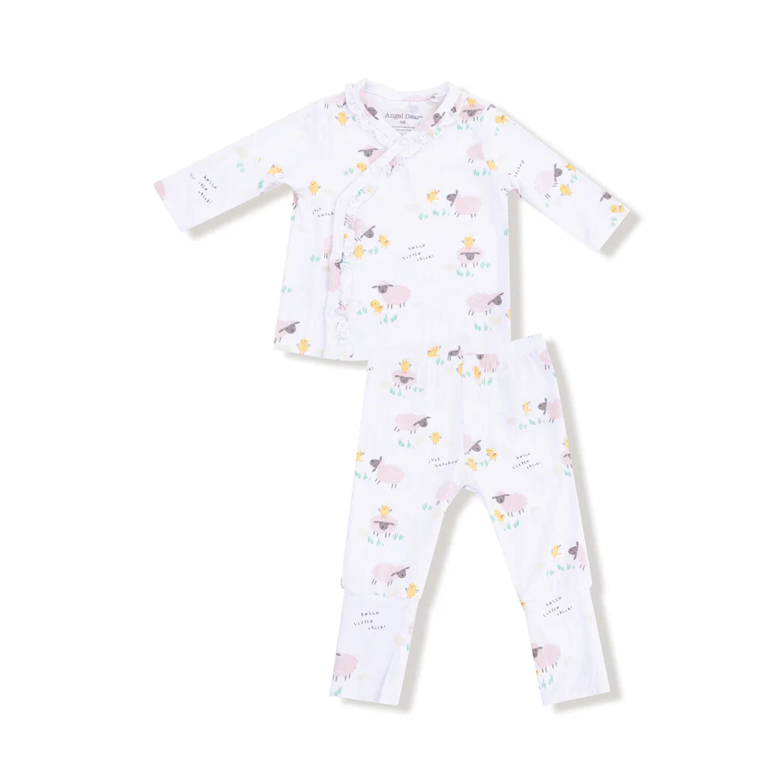 Just Hatched Pink Take Me Home Set with Roll Over Cuff Pant