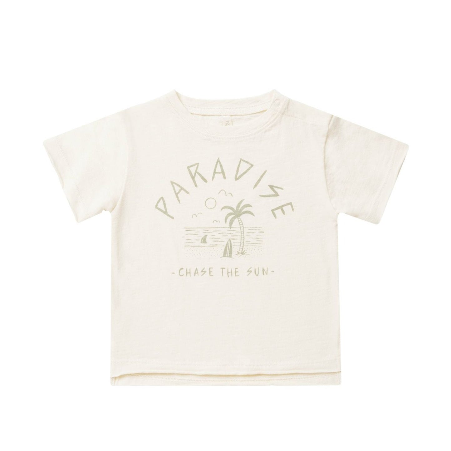 Raw Edge Tee - Paradise