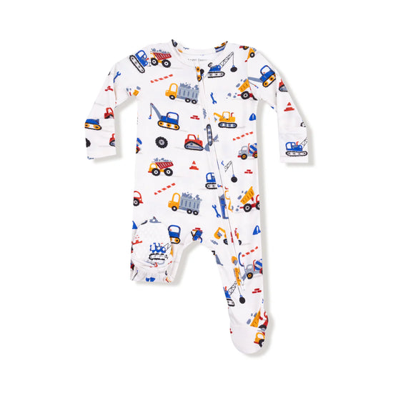 Crayon Construction 2-Way Zipper Footie