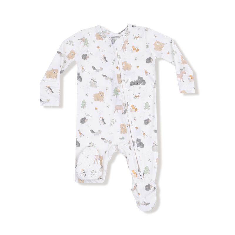 Woodland Babies 2-Way Zipper Footie