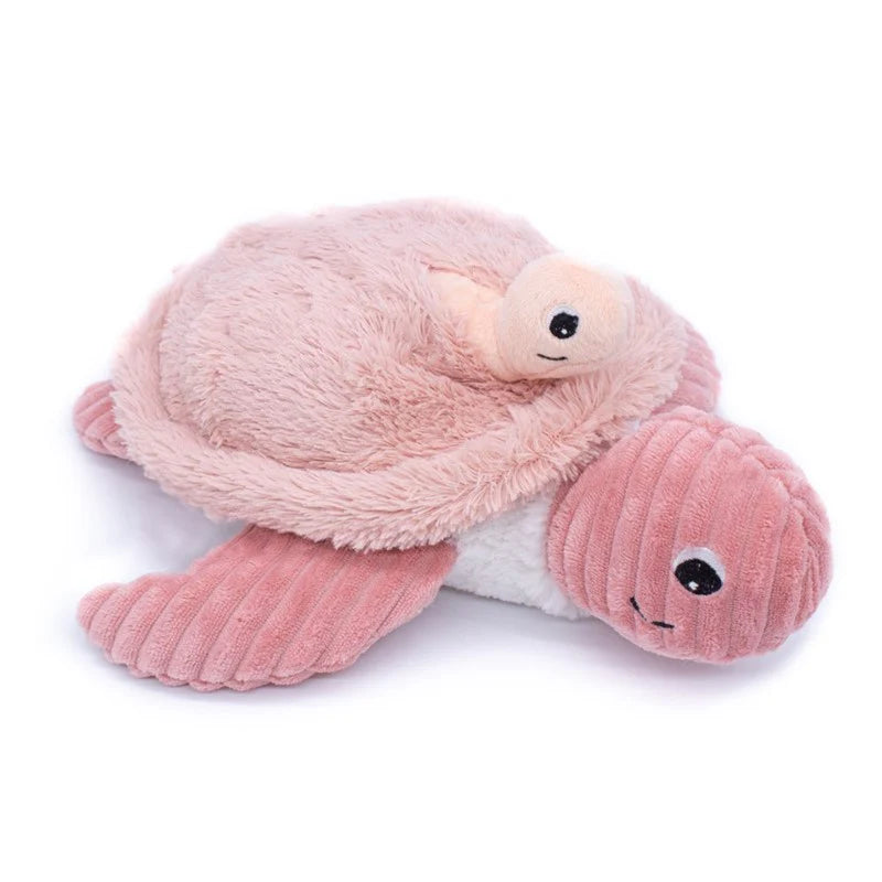 Pink Sauvenou Turtle Plush Toy Mother And Baby