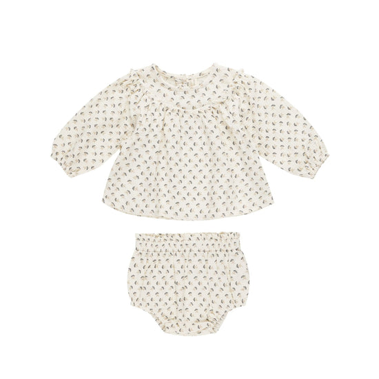 Mia Top + Bloomer Set - French Flora