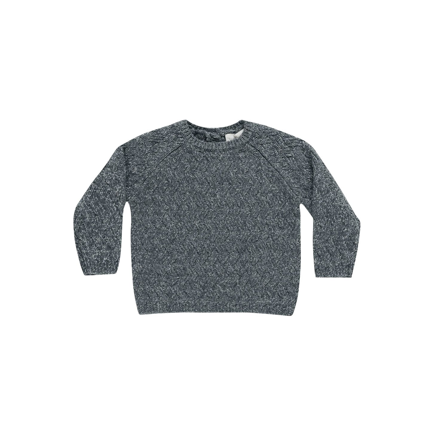 Knit Sweater - Heathered Indigo