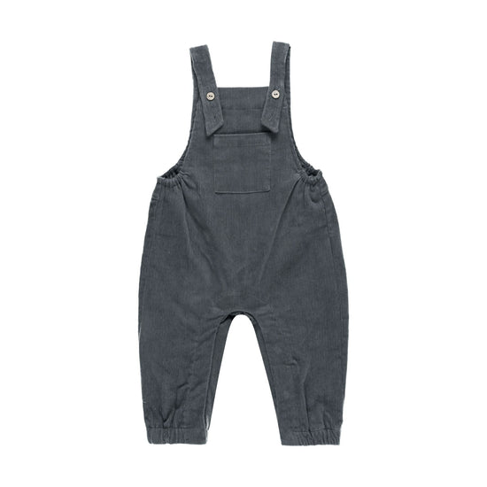 Corduroy Baby Overalls - Indigo