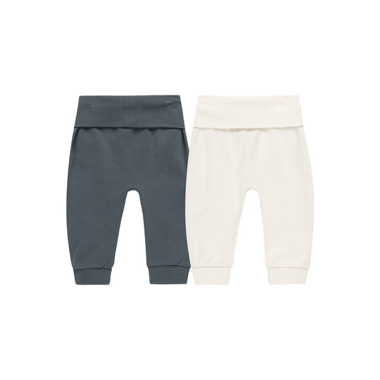 Baby Pant Set - Indigo + Ivory