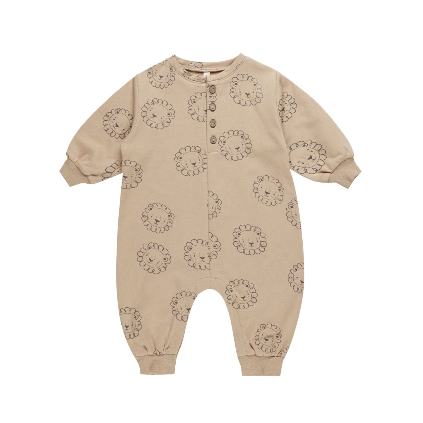 Relaxed Fleece Jumpsuit - Lions