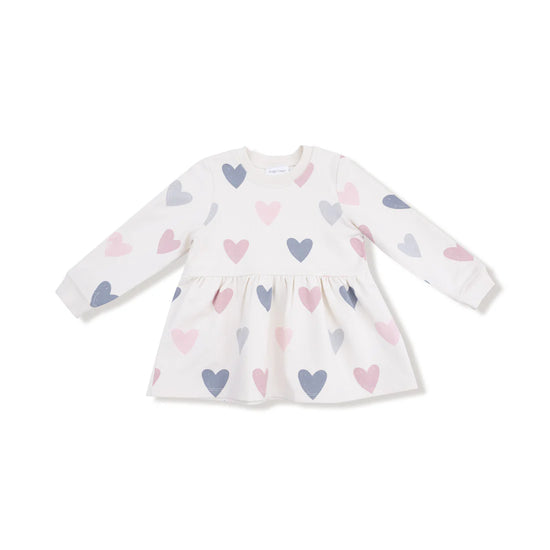 Drop Waist Dress - Hearts