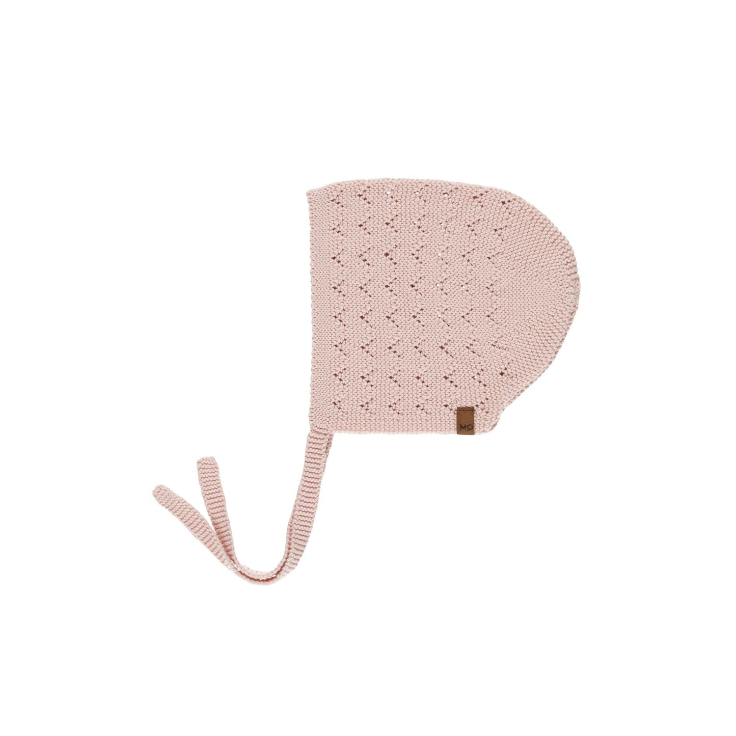 Pointelle Knit Bonnet - Bubblegum