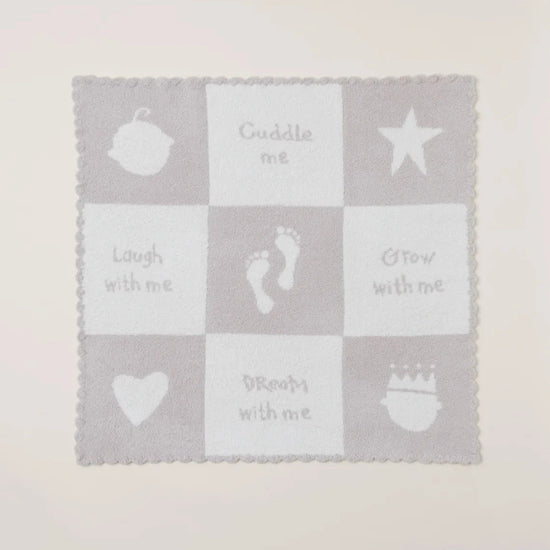 CozyChic® Cuddle Receiving Blanket - Cream/Stone