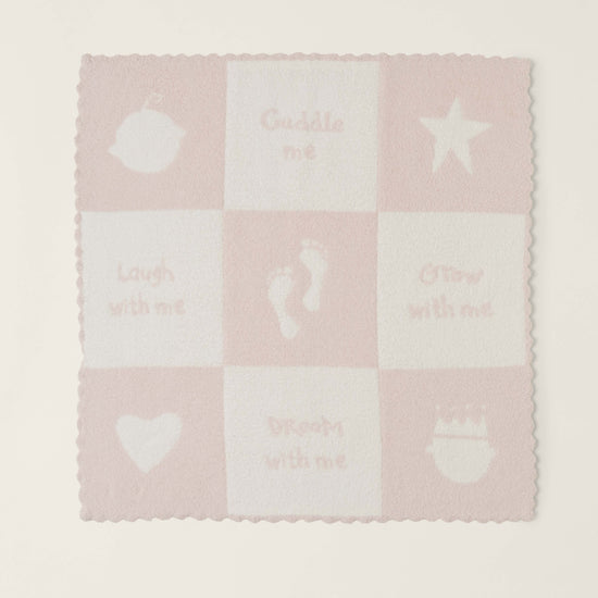 CozyChic® Cuddle Receiving Blanket - Pink/Pearl