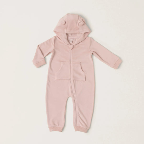 LuxeChic® Baby Bear Onesie - Dusty Rose