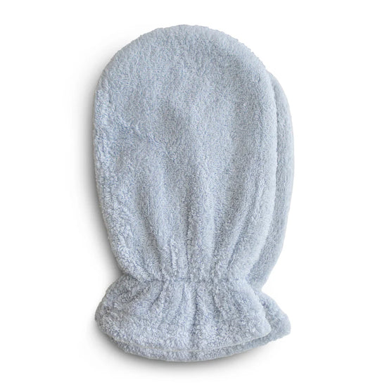 Organic Cotton Bath Mitt 2-Pack - Baby Blue