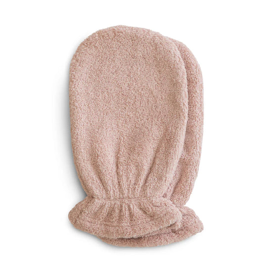 Organic Cotton Bath Mitt 2-Pack - Blush