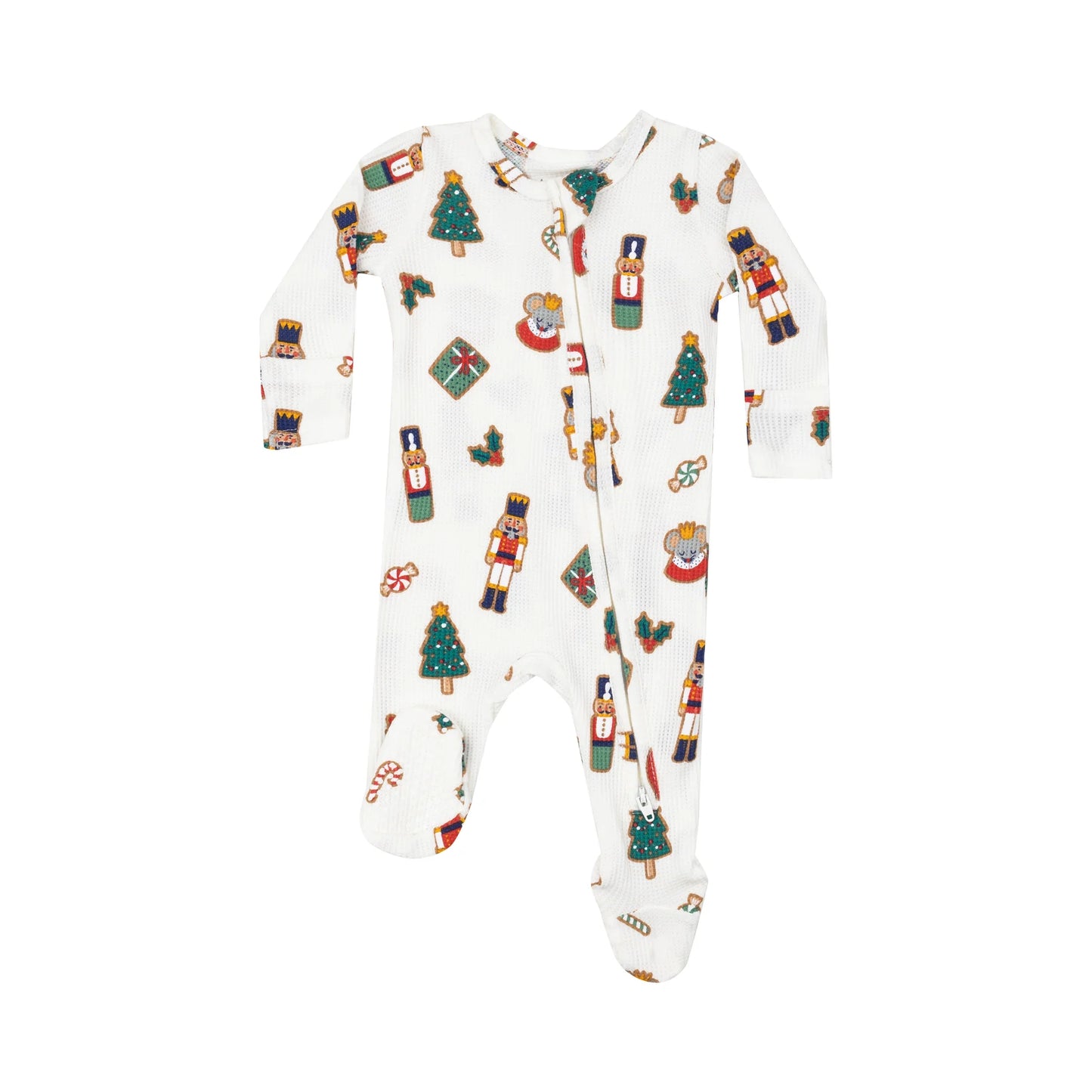 Nutcracker Christmas Cookie Zipper Footie