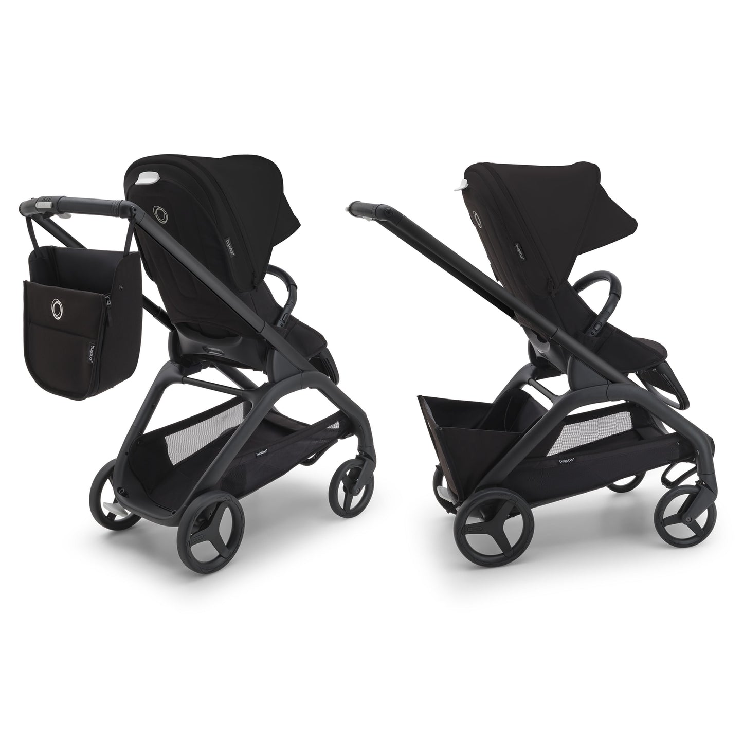 Dragonfly Stroller - Grey Mélange, Grey Mélange & Graphite Chassis