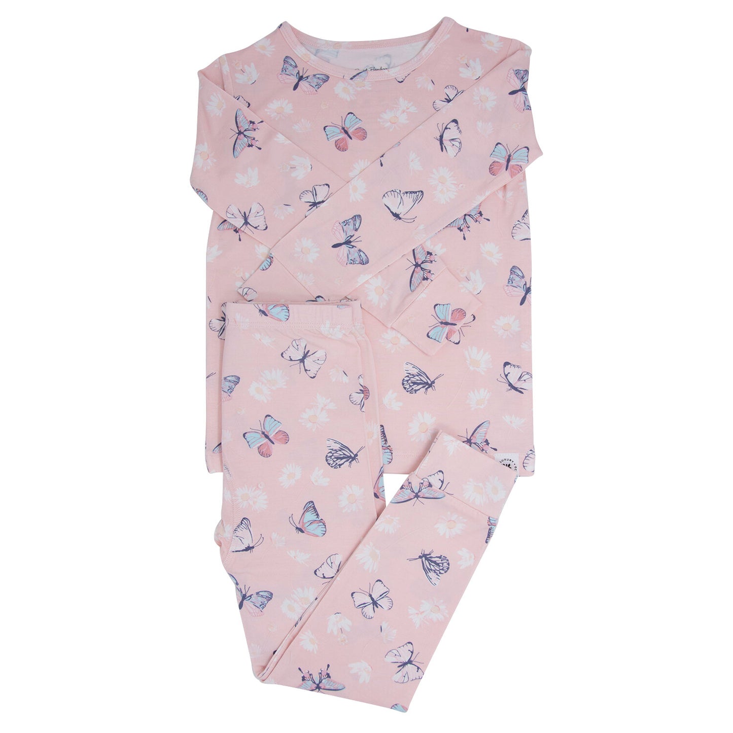 Butterfly Daisy Pink Long Sleeve Pajama