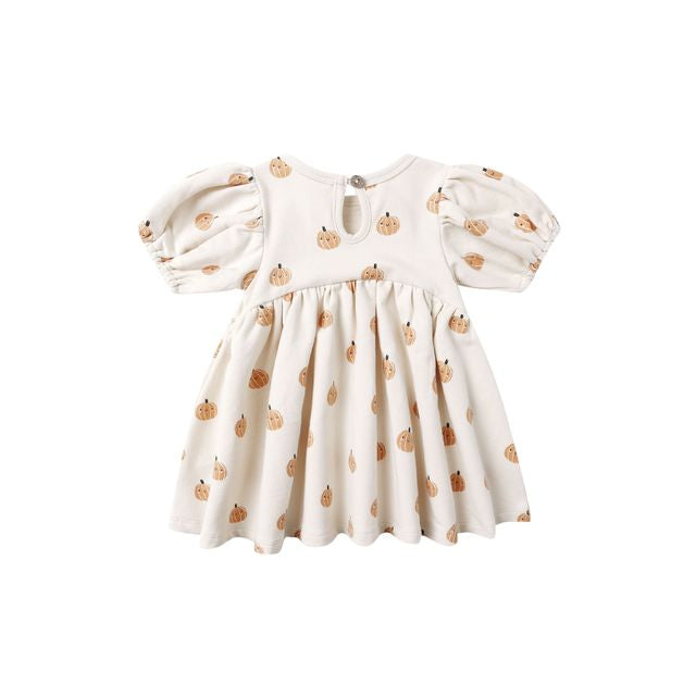 Darla Dress - Smiley Pumpkins
