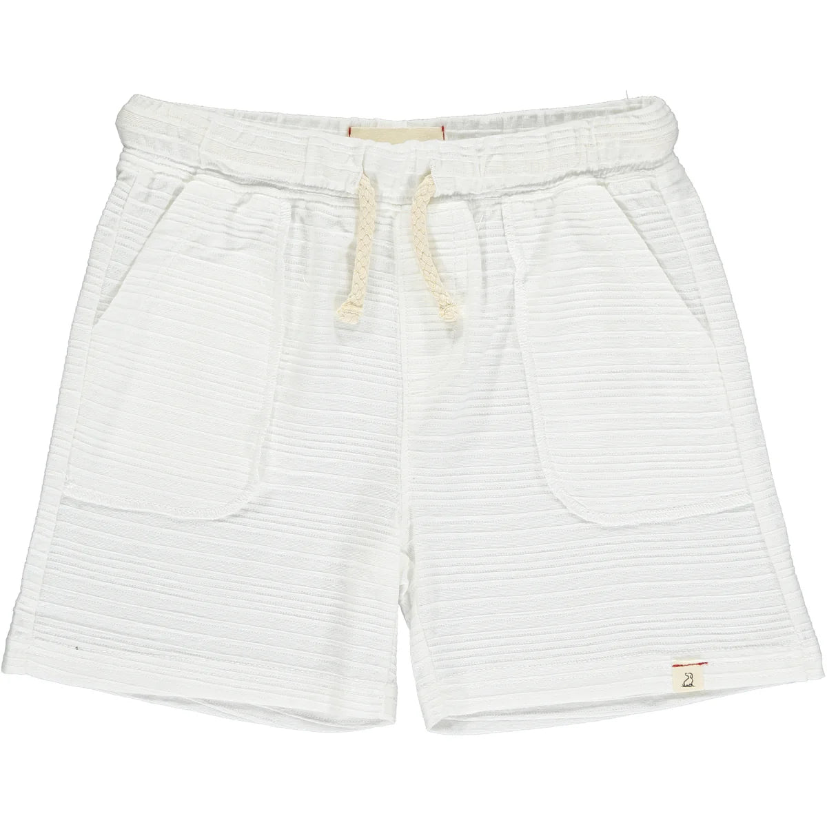 Bluepeter Shorts - White Ribbed