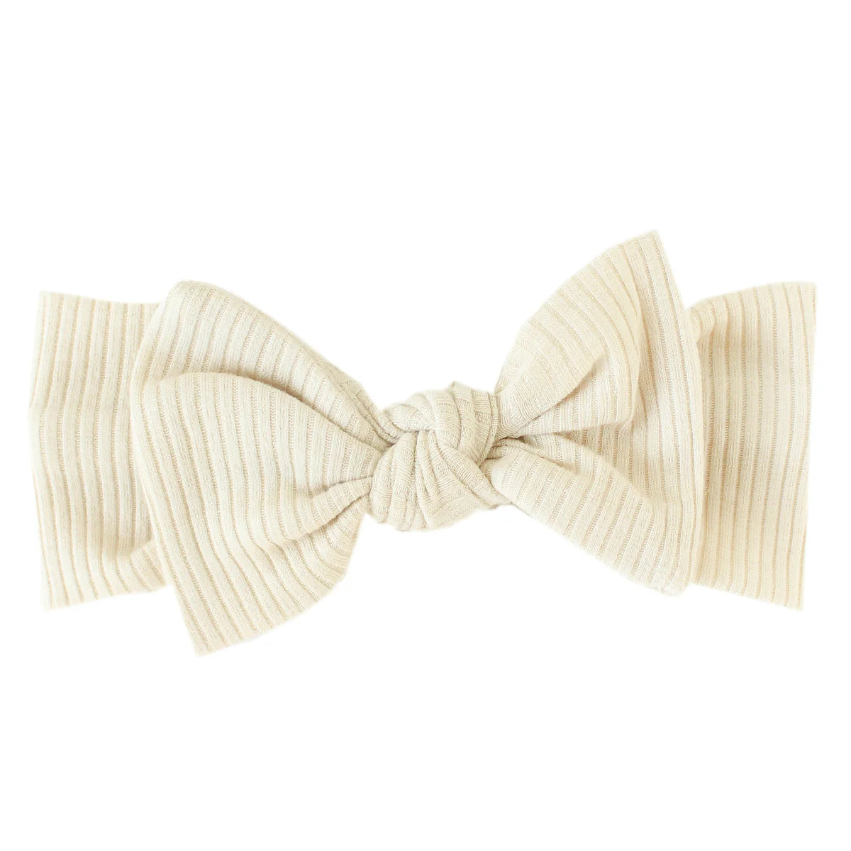 Knit Headband Bow - Moonstone