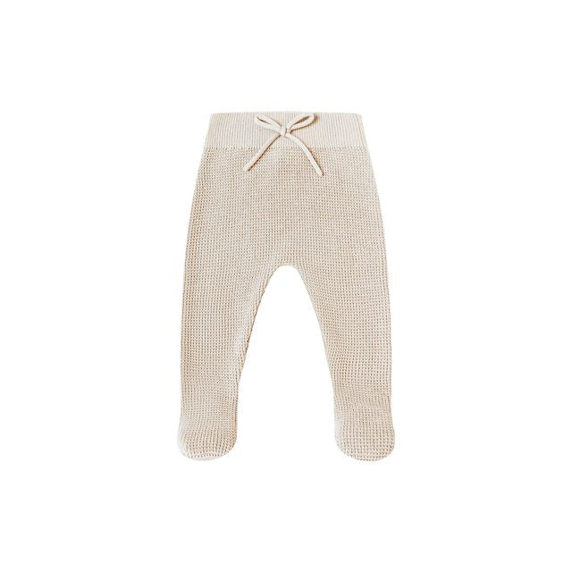 Footed Knit Pant - Oat