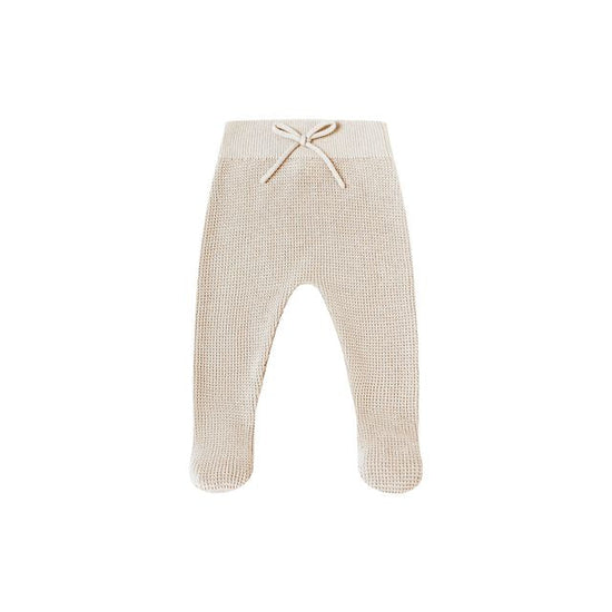 Footed Knit Pant - Oat