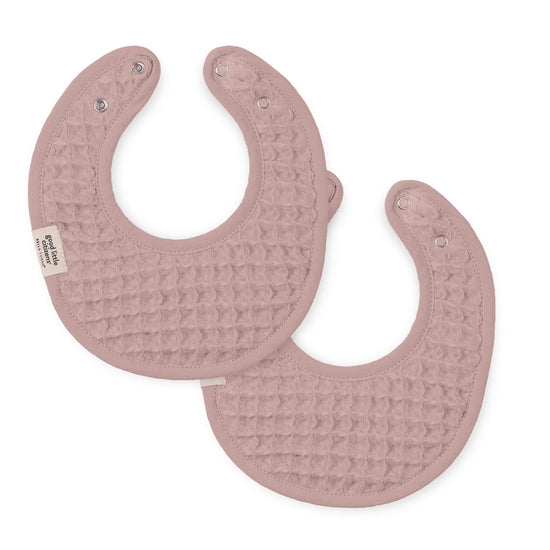 2-Pack Baby Drool Bibs - Blush
