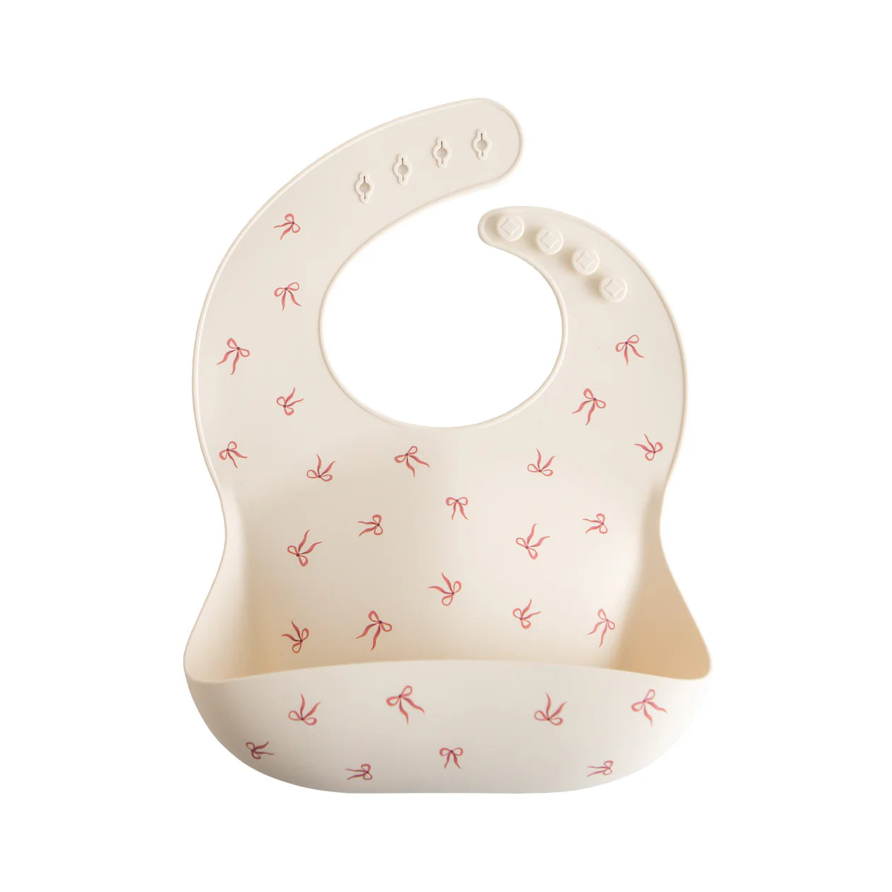 Silicone Baby Bib - Bows