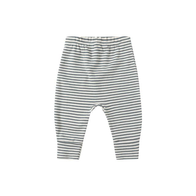 Drawstring Pant - Ocean Micro Stripe