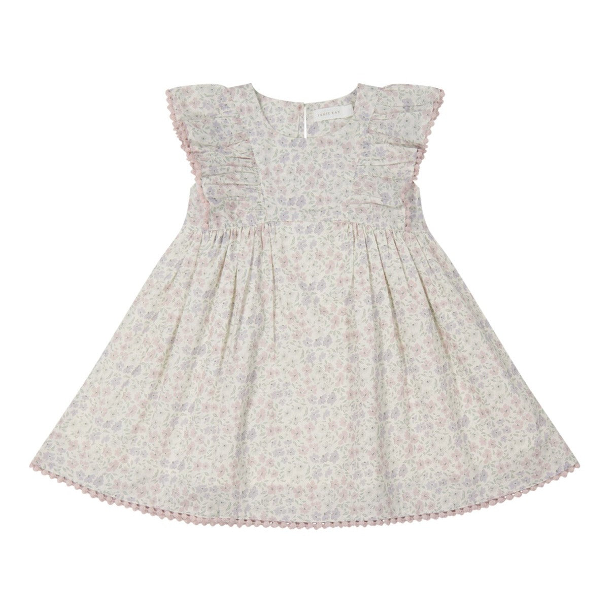 Organic Cotton Gabrielle Dress - Fifi Lilac