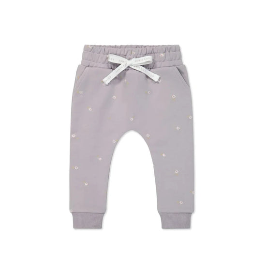 Organic Cotton Morgan Track Pant - Annie Ditzy Violet Ice