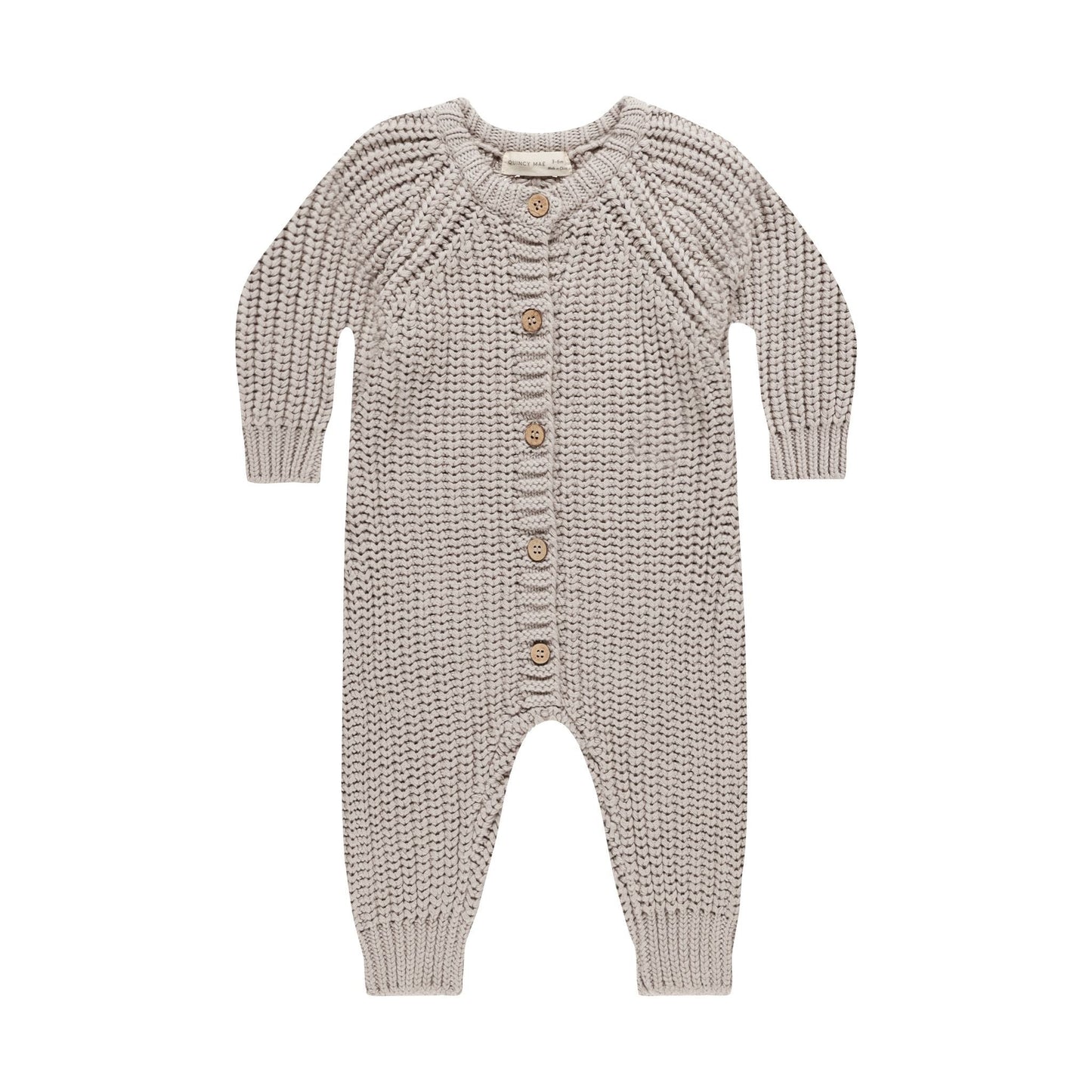 Chunky Knit Jumpsuit - Fog