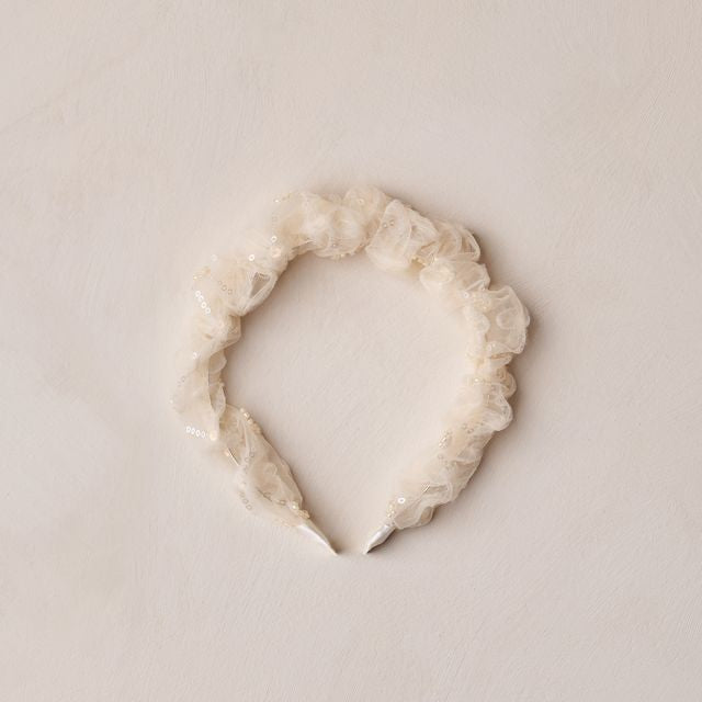 Gathered Headband - Antique