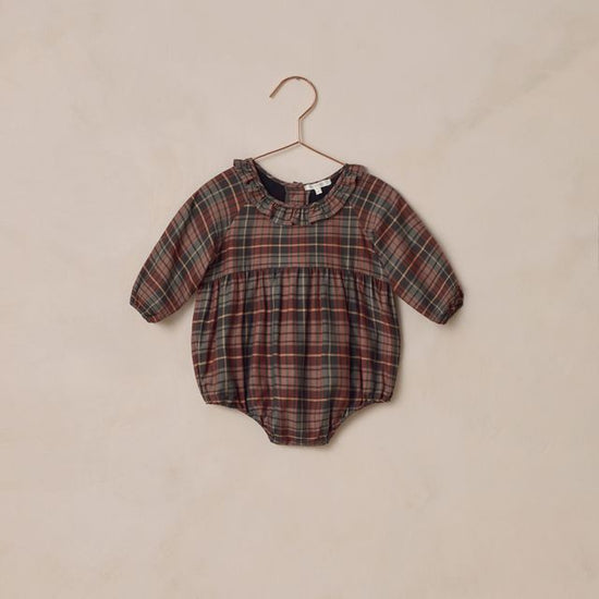 Adeline Romper - Winter Tartan