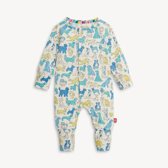 It's A Paw-Ty Blue Magnetic Convertible Coverall