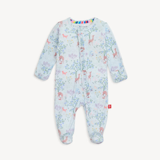 Love You Deerly Magnetic Footie with Ruffle