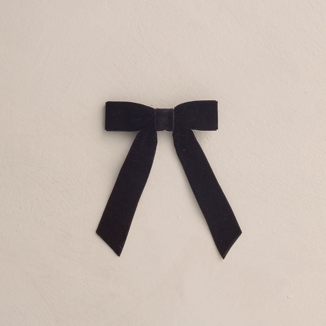 Velvet Bow - Black