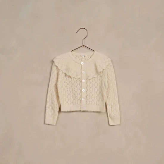 Ruffle Cardigan - Ivory