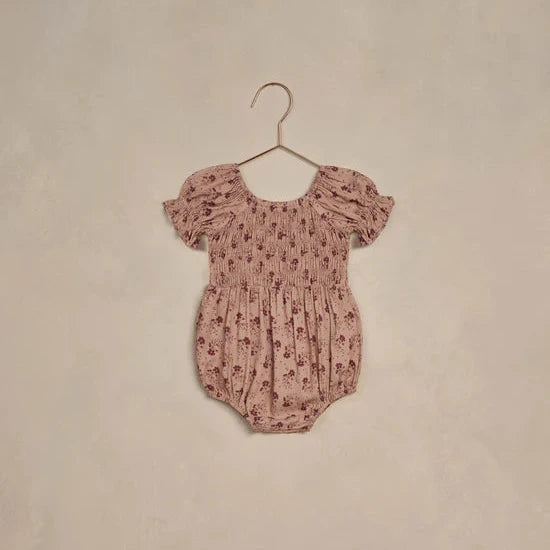 Cosette Romper - Fig Ditsy