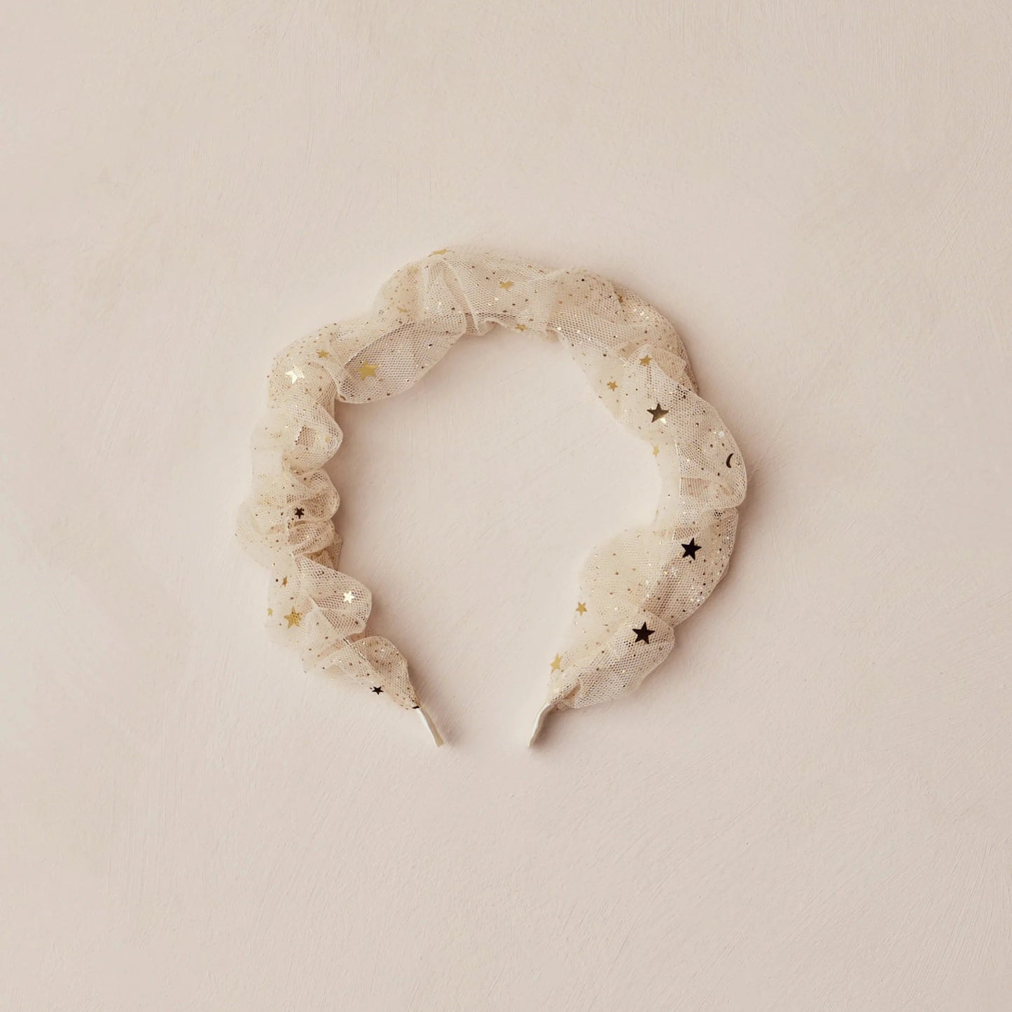 Gathered Headband - Champagne Stars