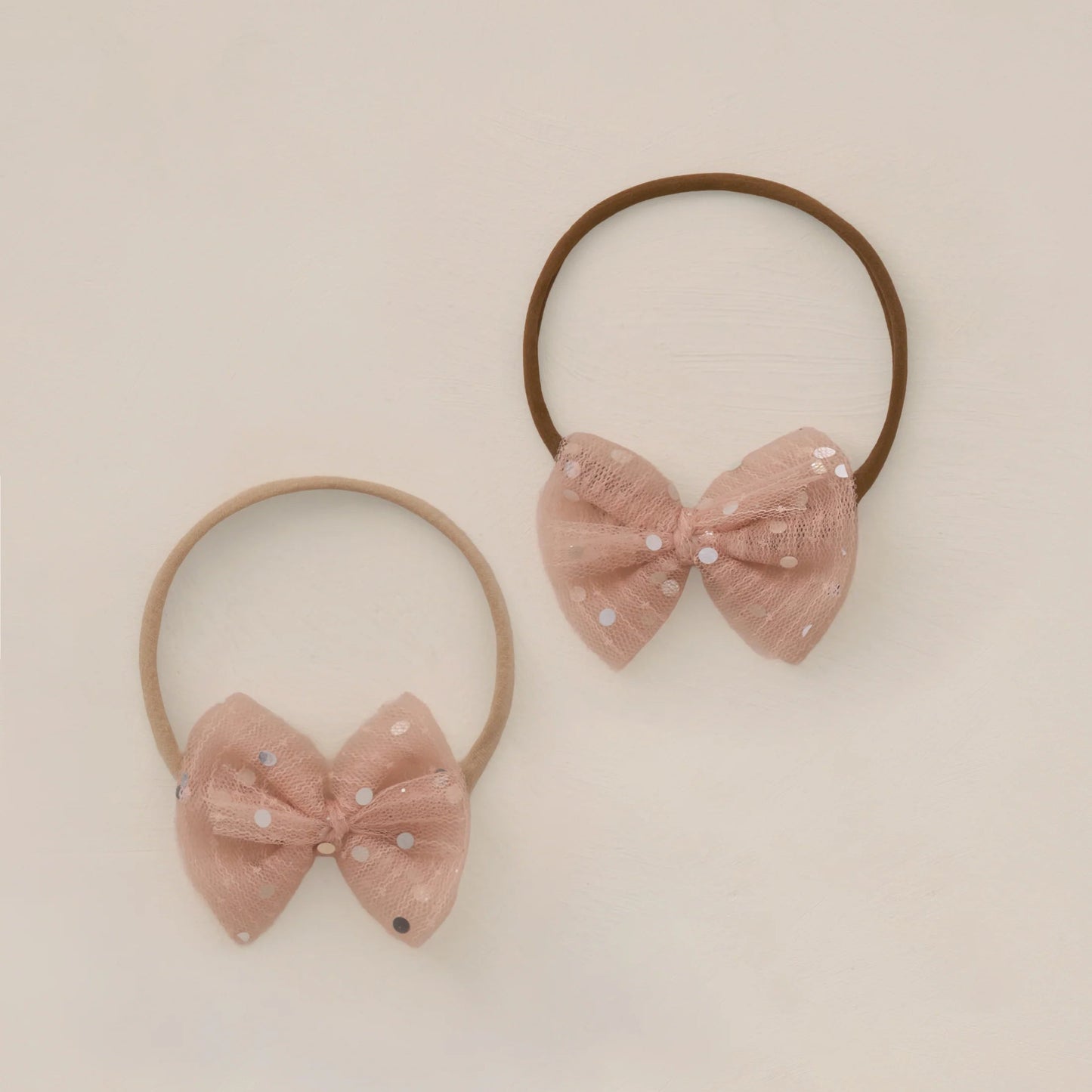 Flutter Tulle Headband - Rose