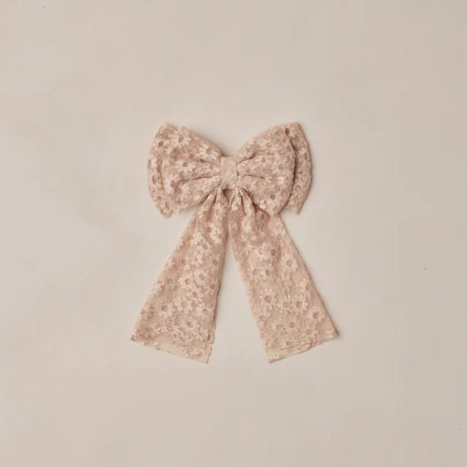 Alice Bow - Rose Embroidered Daisy