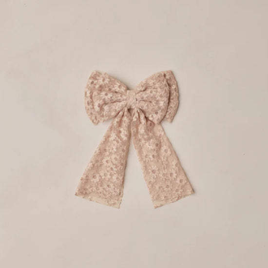 Alice Bow - Rose Embroidered Daisy
